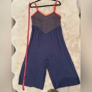 Anthropologie - Cropped Wide Leg Jumper with adjustable straps.